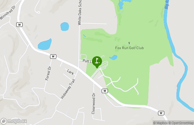 Fox Run Golf Club map