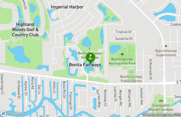 Bonita Fairways map