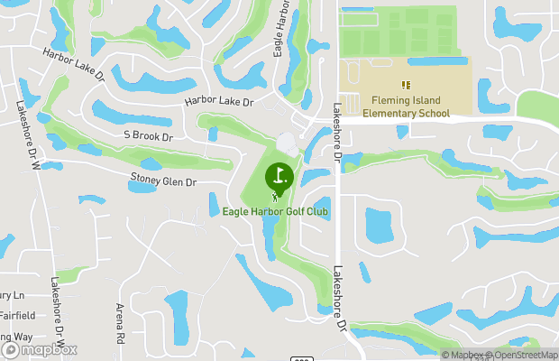 Eagle Harbor Golf Club map