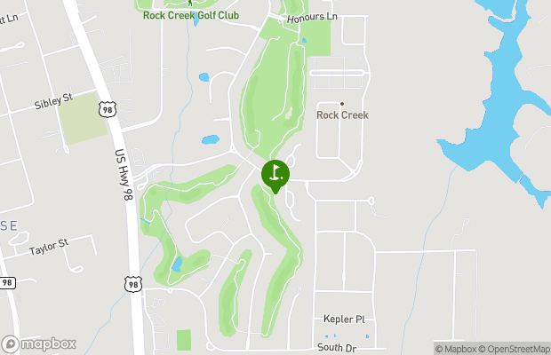 Rock Creek Golf Club map