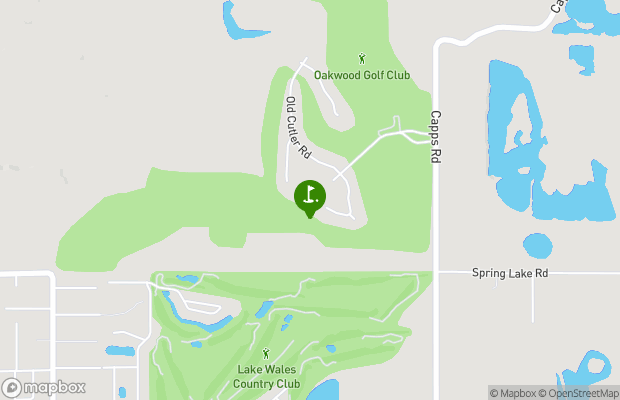 Oakwood Golf Club map
