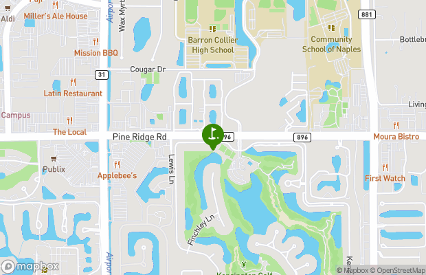 Kensington Golf and Country Club map