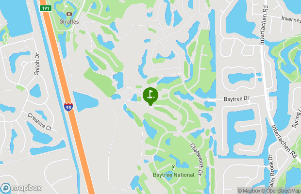 Baytree National Golf Links map