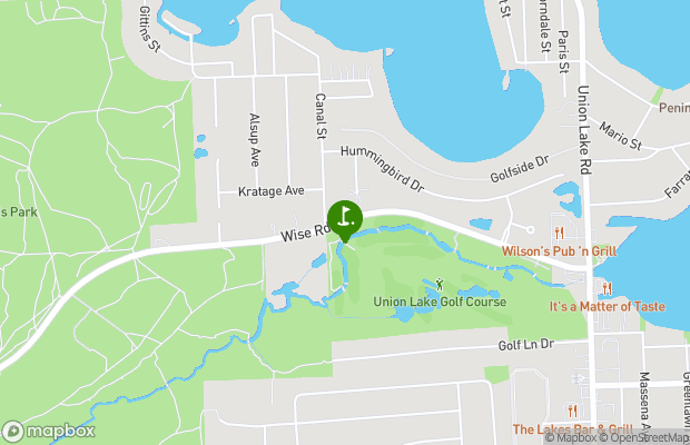 Union Lake Golf Course map