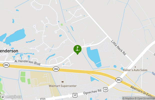 Henderson Golf Club map