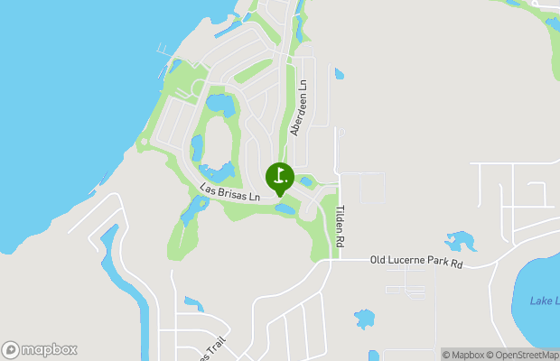 Four Lakes Golf Club map