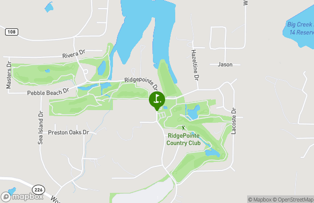 RidgePointe Country Club map
