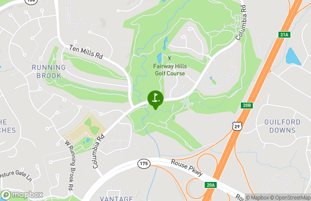 Fairway Hills Golf Club map