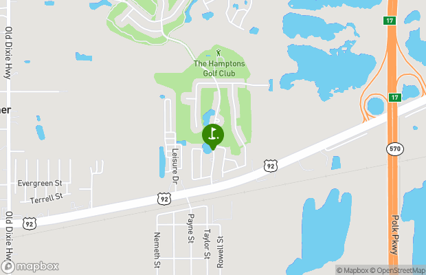 Hamptons Golf Club map