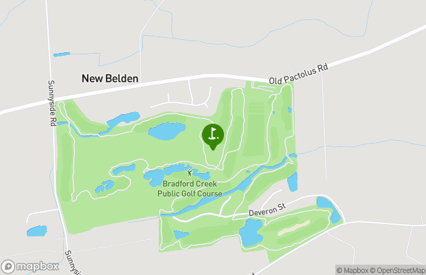 Bradford Creek Golf Course map