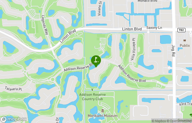 Addison Reserve map
