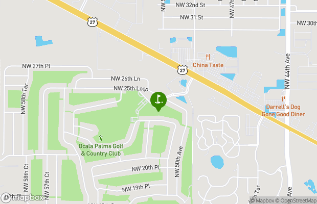Ocala Palms Golf and Country Club map
