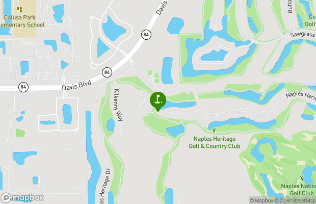 Naples Heritage Golf and Country Club map