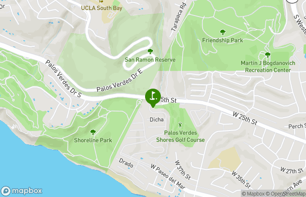 Palos Verdes Shores Golf Club map