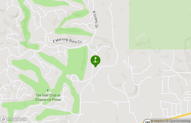The Golf Club At Chaparral Pines map