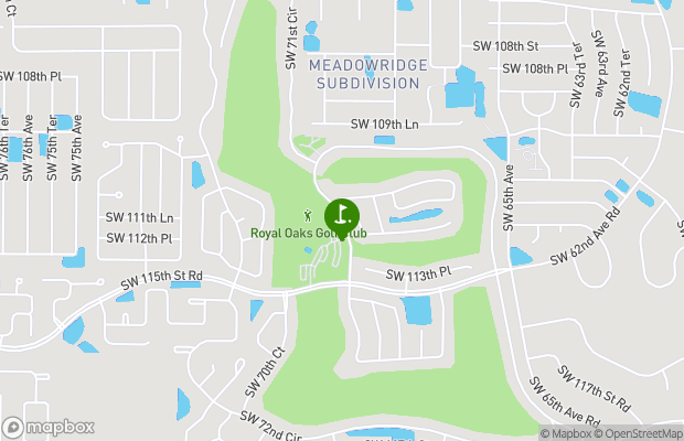 Royal Oaks Golf Club map