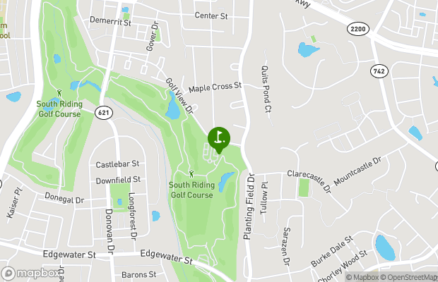 South Riding Golfers Club map