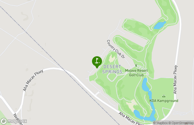 Mojave Resort Golf Club map