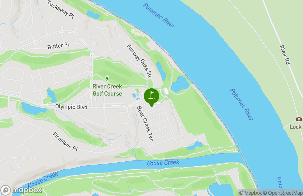 River Creek Club map