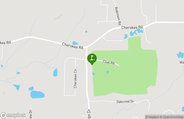Cherokee Golf and Country Club map