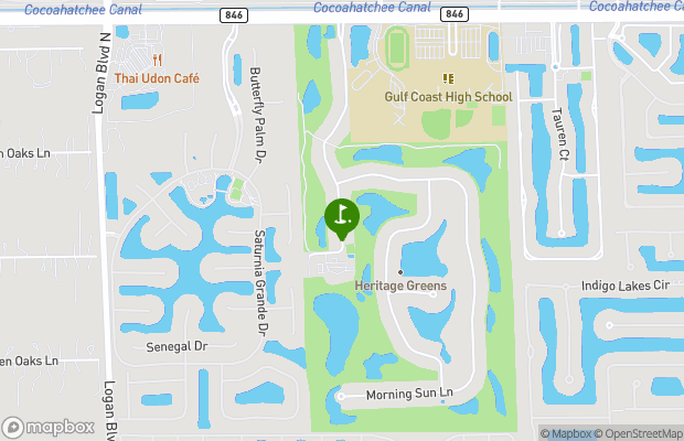 Arrowhead Golf Club At Heritage Greens map