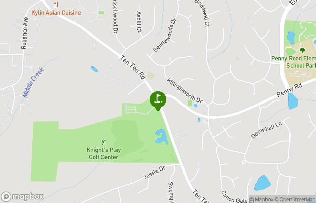 Knights Play Golf Center map