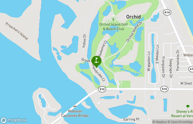 Orchid Island Golf and Beach Club map