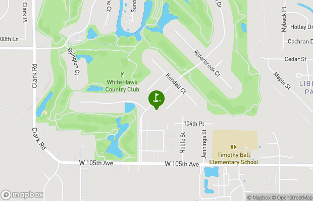 White Hawk Country Club map