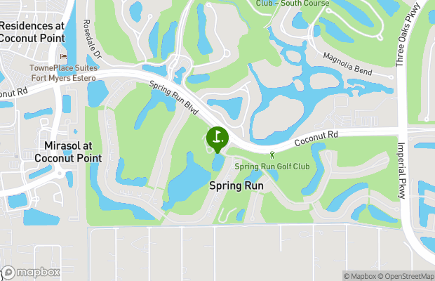 Spring Run Golf Club map