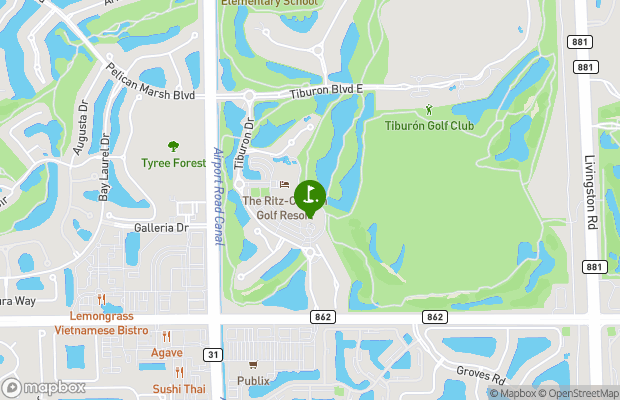 Tiburon Golf Club map