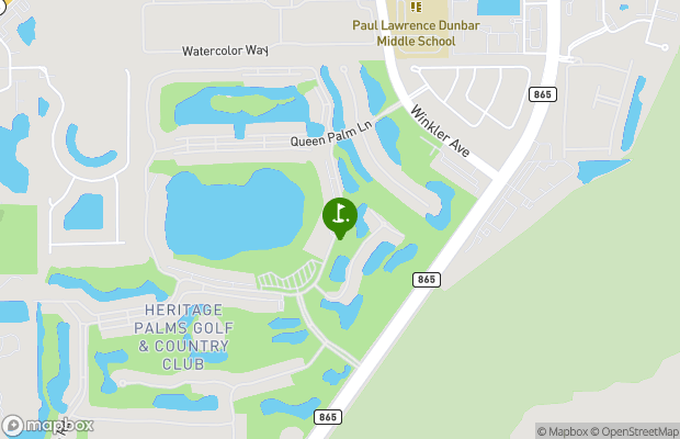 Heritage Palms Golf and Country Club map