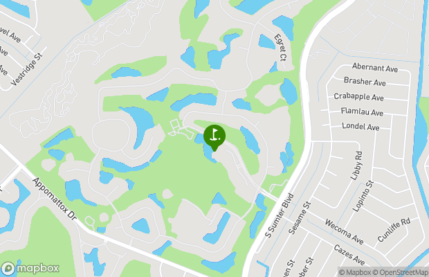 Heron Creek Golf and Country Club map