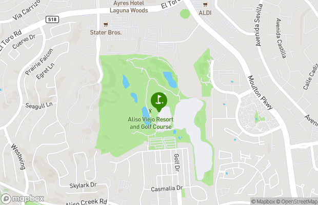 Aliso Viejo Country Club map