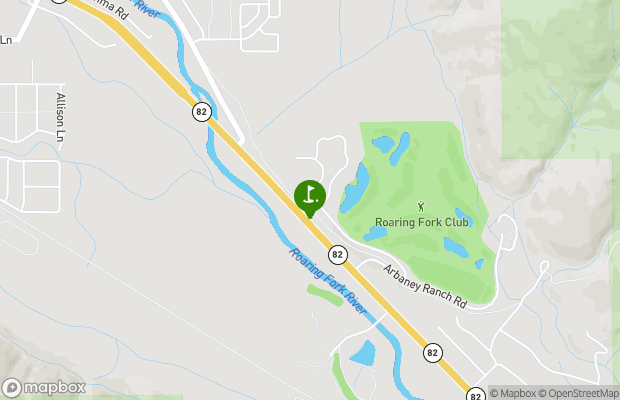 The Roaring Fork Club map