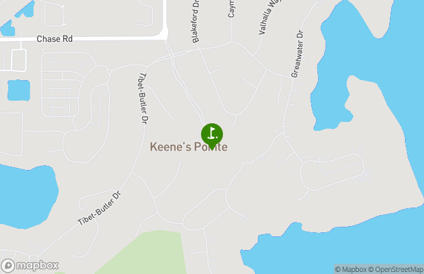 The Golden Bear Club At Keenes Pointe map