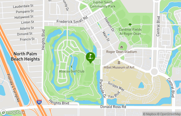 Abacoa Golf Club map