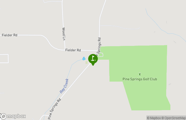 Pine Springs Golf Club map