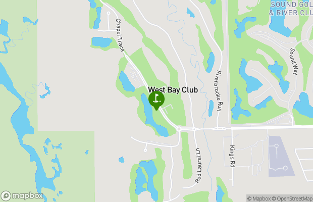 West Bay Beach and Golf Club map