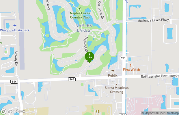 Naples Lakes Country Club map