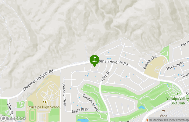 Yucaipa Valley Golf Club map