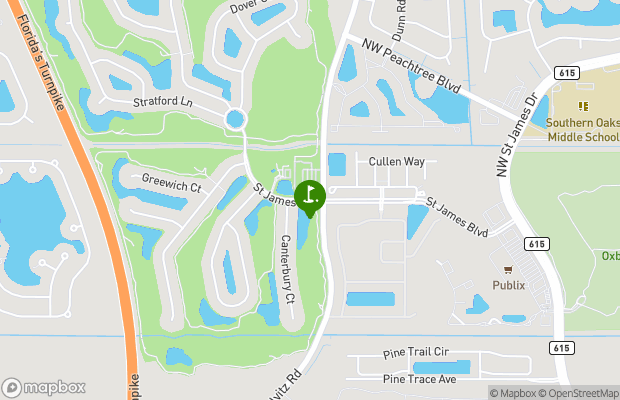 St. James Golf Club map