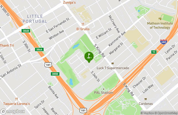 Rancho Del Pueblo Golf Course map