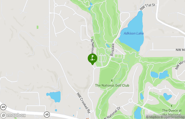National Golf Club of Kansas City map