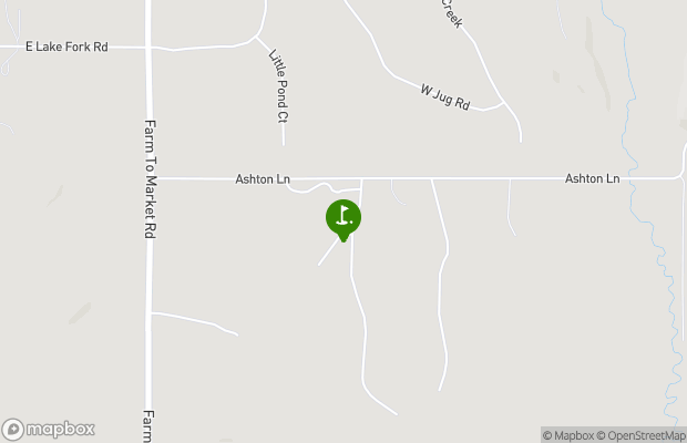 Jug Mountain Ranch Golf Course map