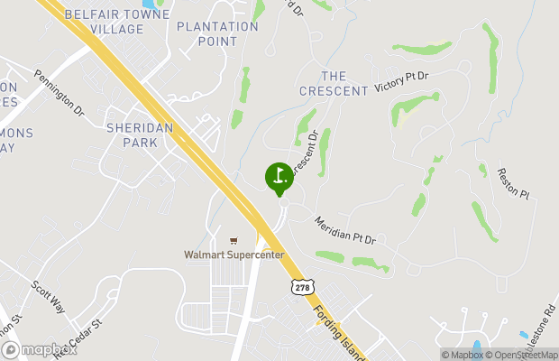 Crescent Pointe Golf Club map