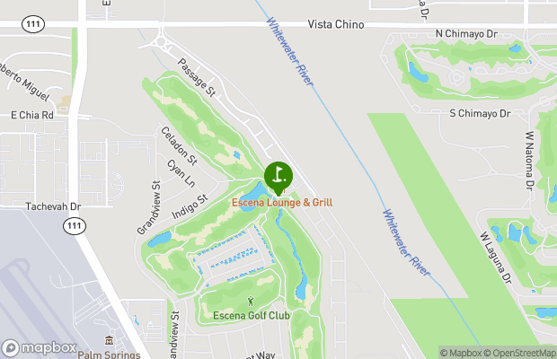 Escena Golf Club map