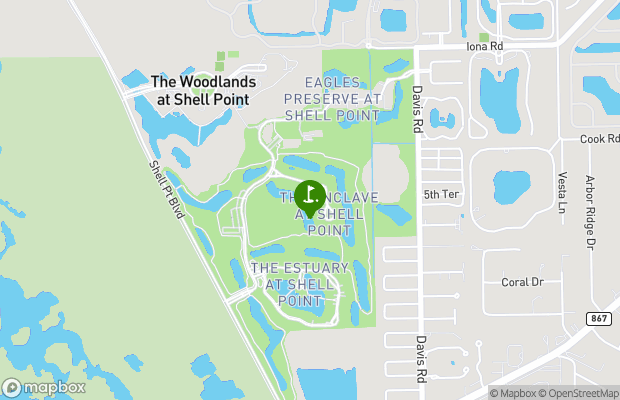 Shell Point Golf Club map