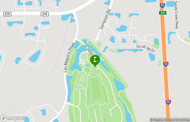 St. Johns Golf and Country Club map