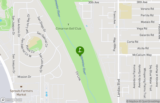 Cimarron Golf Resort map