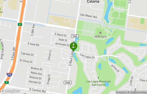 Los Lagos Golf Club map